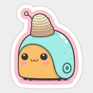 Snail Cute Kawaii Sticker